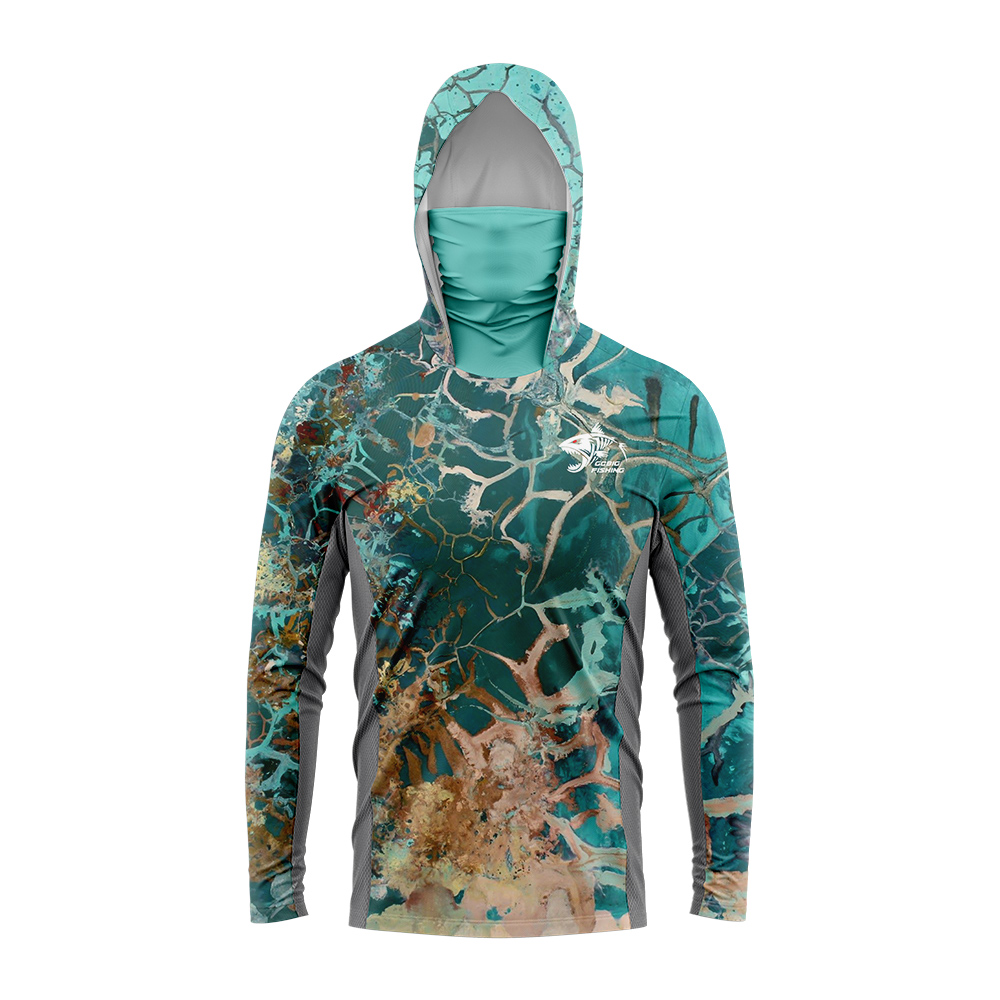 UPF50+ Hooded Fishing Shirt Bu - огляд і ціна Fishing Hoodie