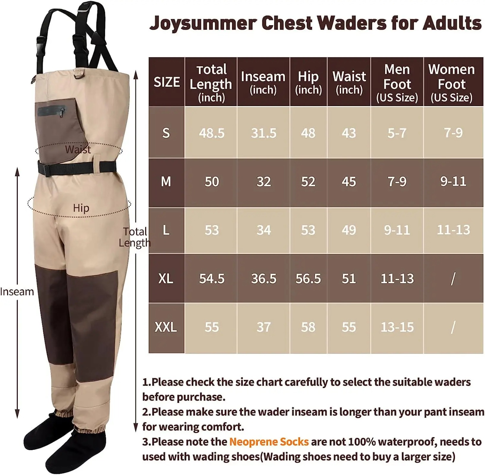 Goture Men Women Breathable Ch - огляд і ціна Fishing Waders