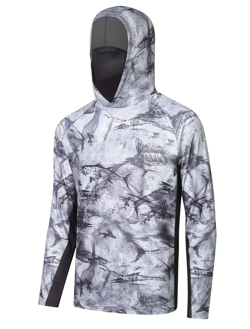 Men Uv Face Mask Fishing Cloth - огляд і ціна Fishing Hoodie