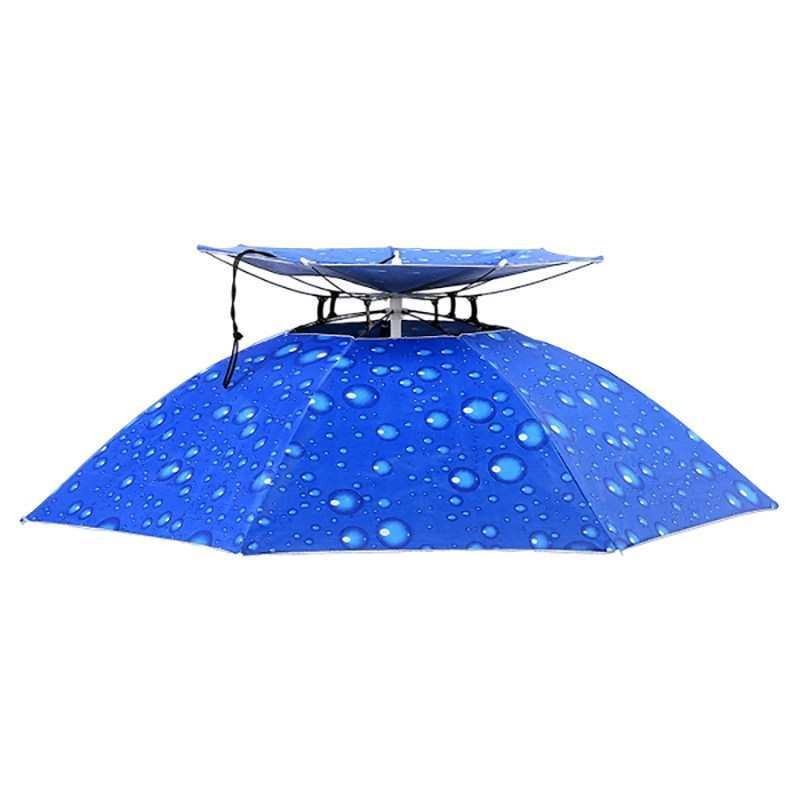 Umbrella hat Head-mounted doub - огляд і ціна Fishing Hat