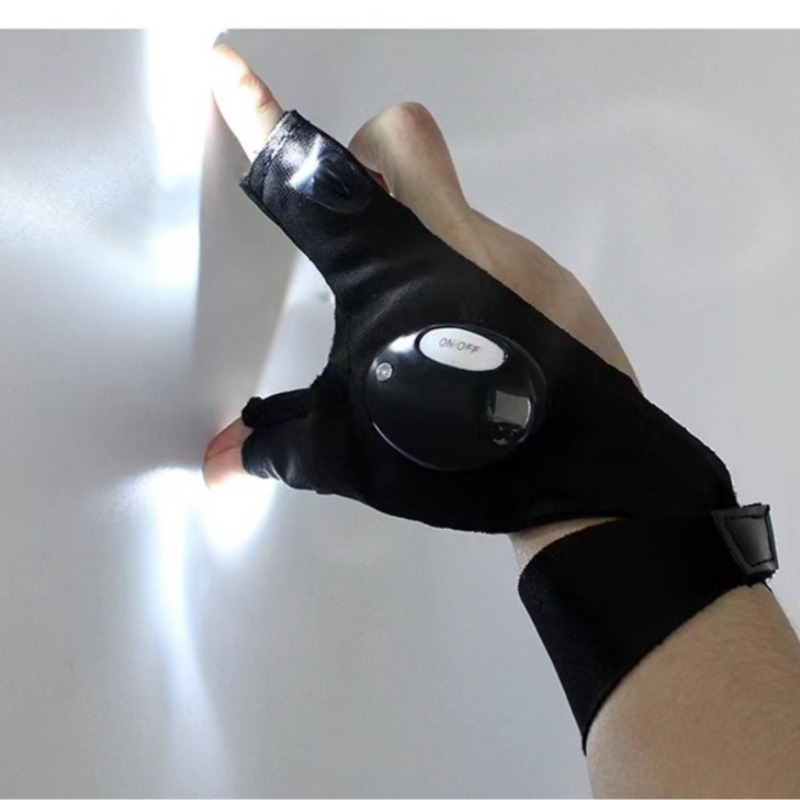 LED Flashlight Luminous Fishin - огляд і ціна Fishing Gloves